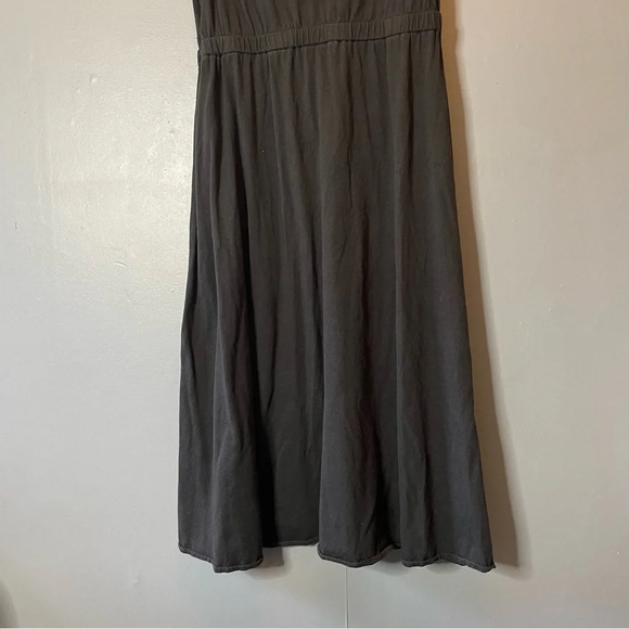 J.Crew black sleeveless ruffle trim vneck dress women’s size small - Picture 8 of 8